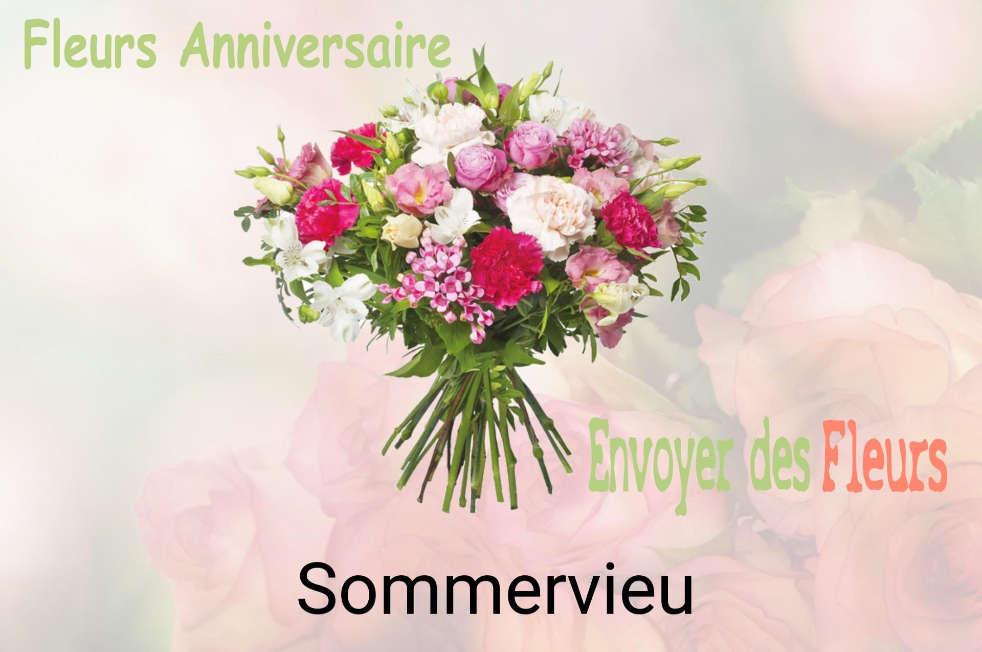 Bouquet de fleurs d’anniversaire livré à Sommervieu